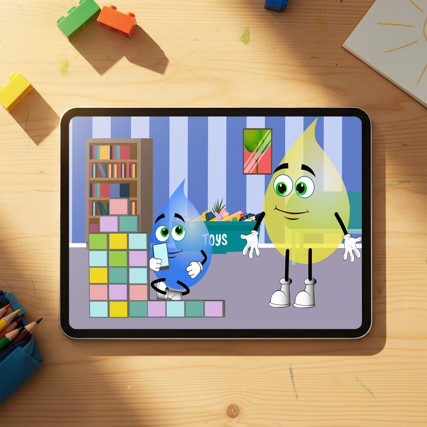 Educational Cartoon - Blues Indoor Voice