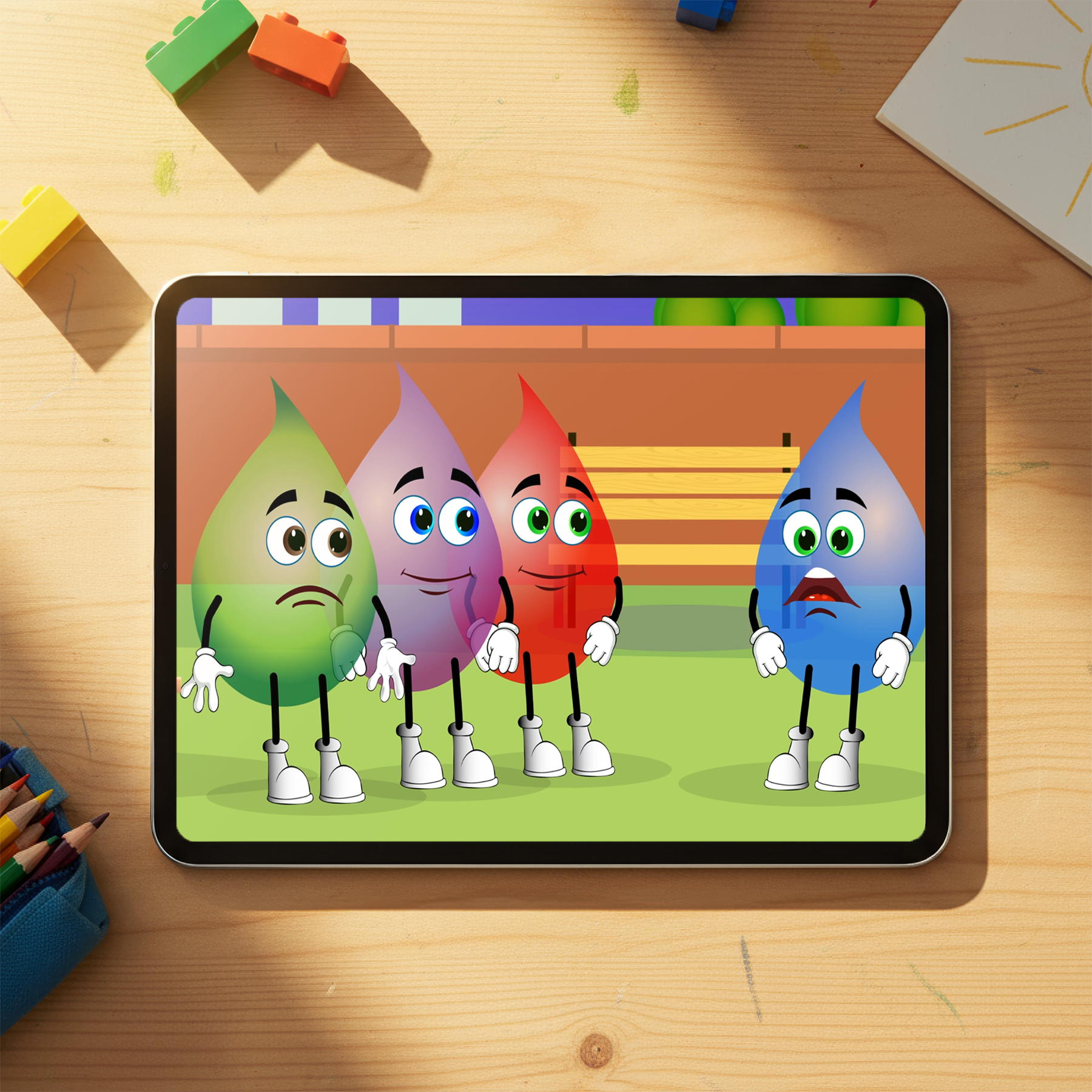 Educational Cartoon - Blue Learns To Share