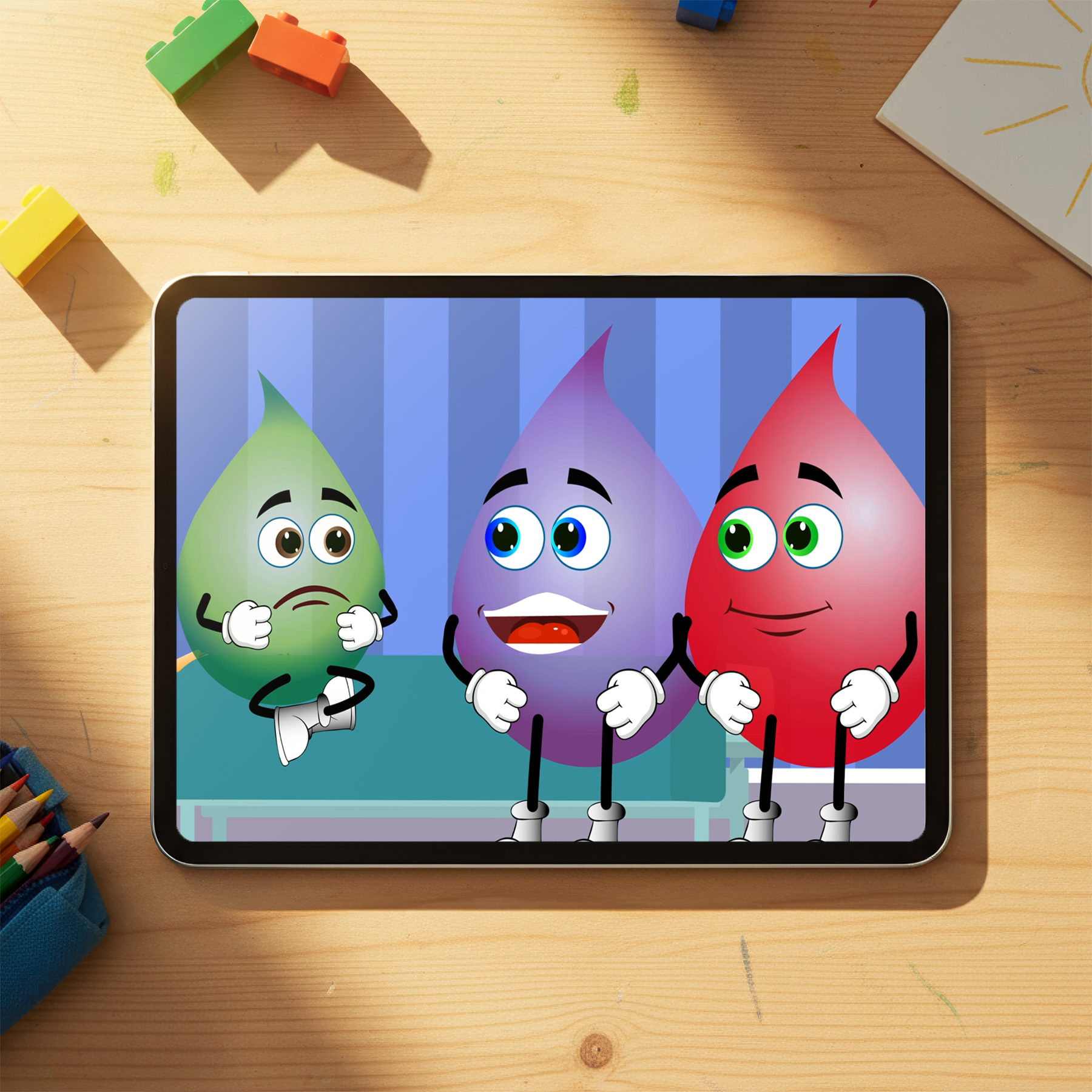 Educational Cartoon - Green’s Daddy Moves Out