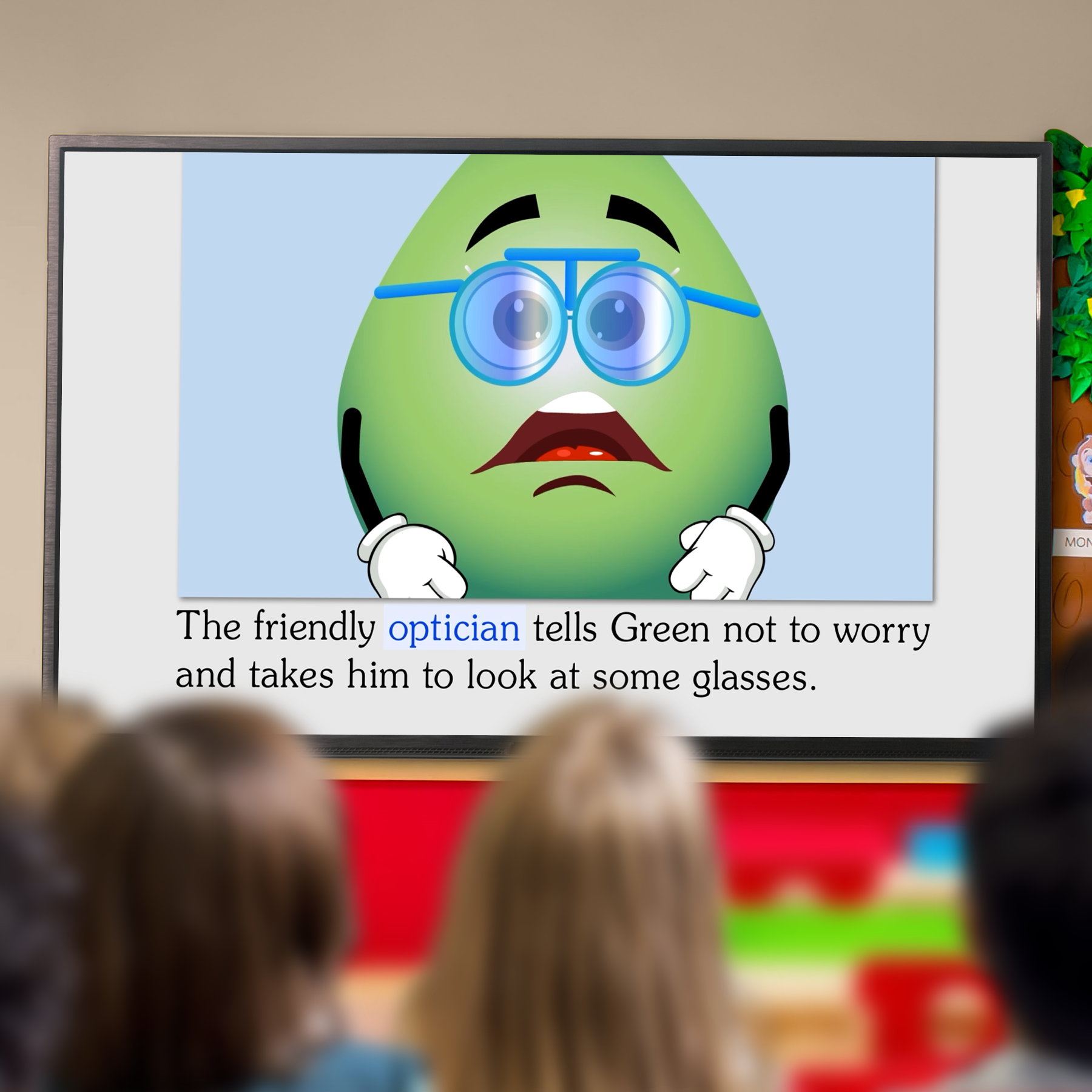 Read to me - Green Gets Glasses