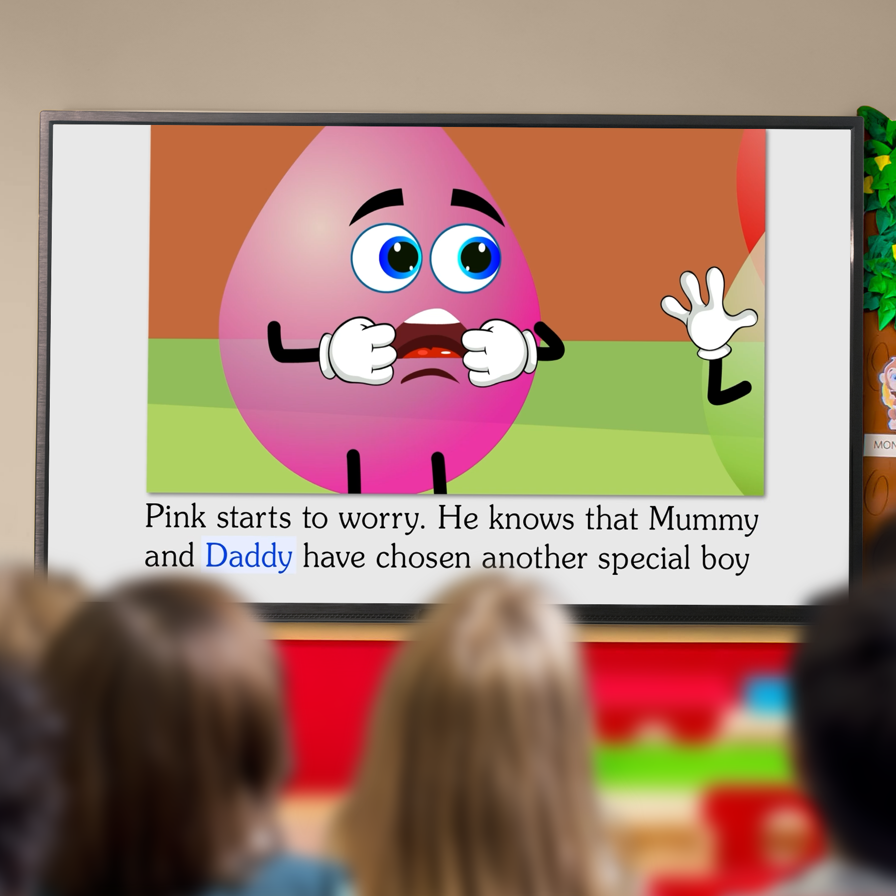 Read to me - Pink Has a New Brother