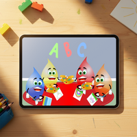 Educational Cartoon - Pink Is Feeling Sad