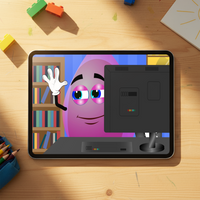 Educational Cartoon - Pink’s Screen Time