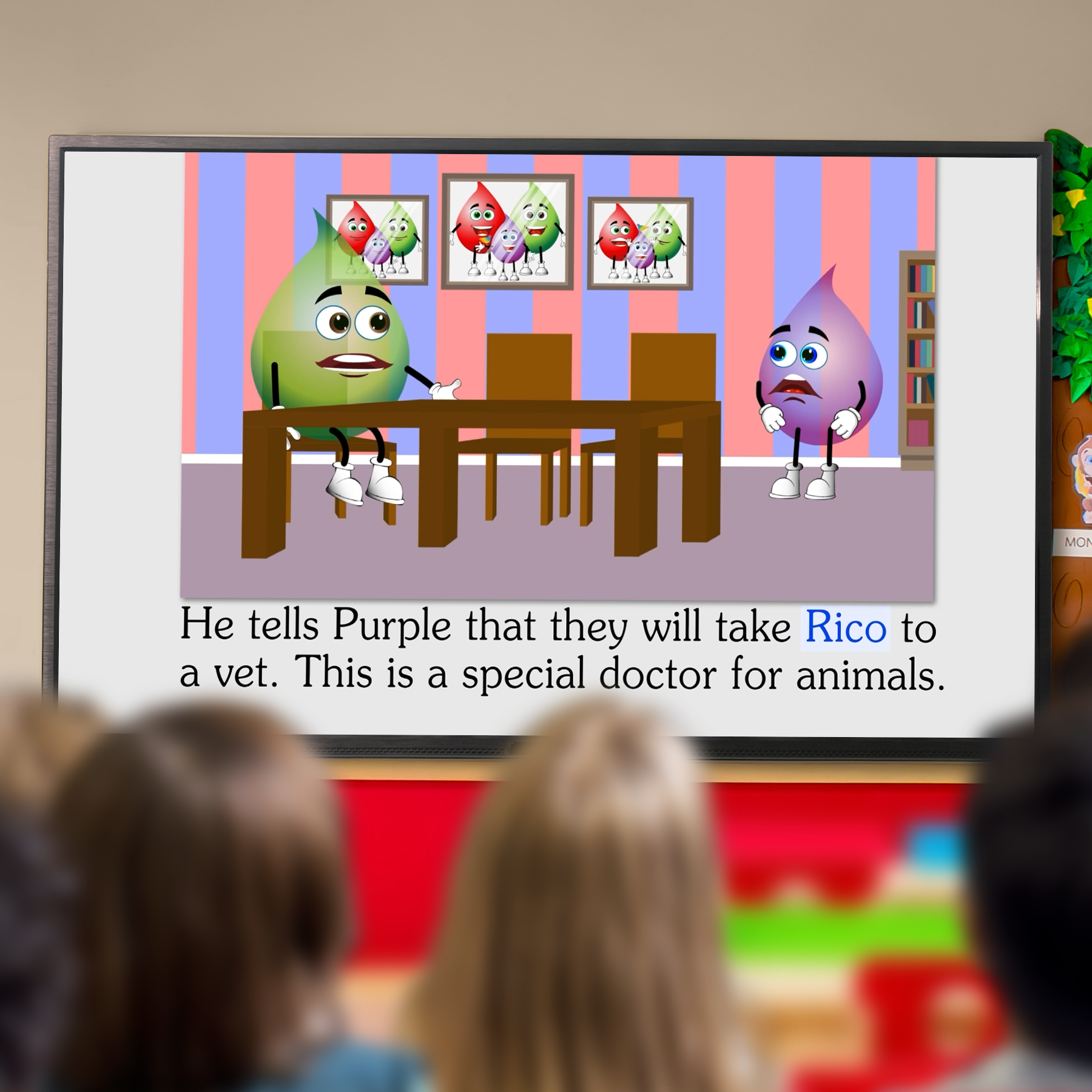 Read to me - Purple’s Pet Bird