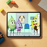 Educational Cartoon - Purple’s Pet Bird