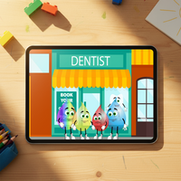 Educational Cartoon - Red Visits the Dentist