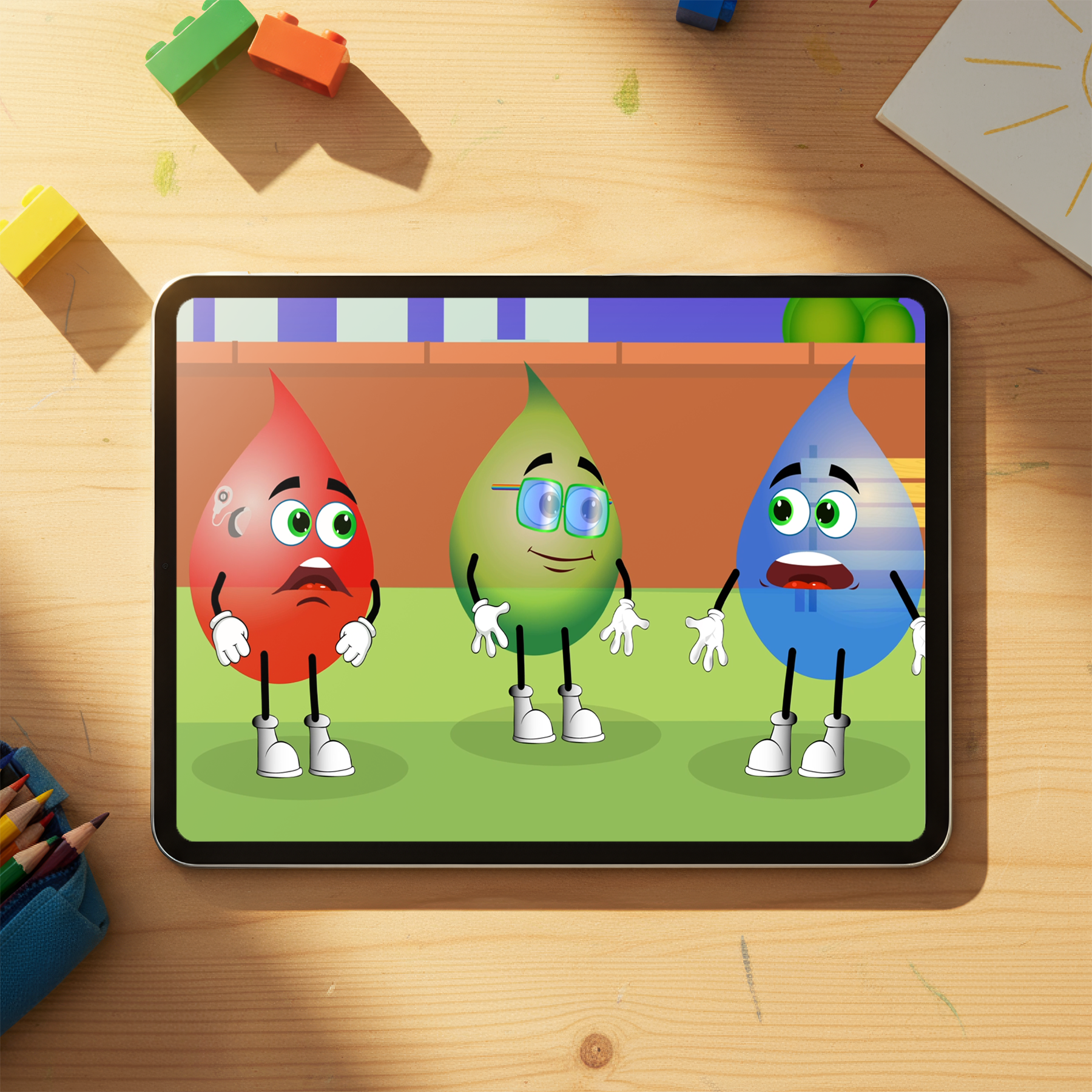 Educational Cartoon - Red’s Hearing Aid