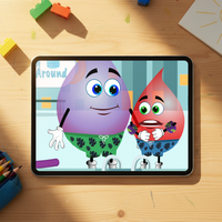 Educational Cartoon - Red Goes Swimming