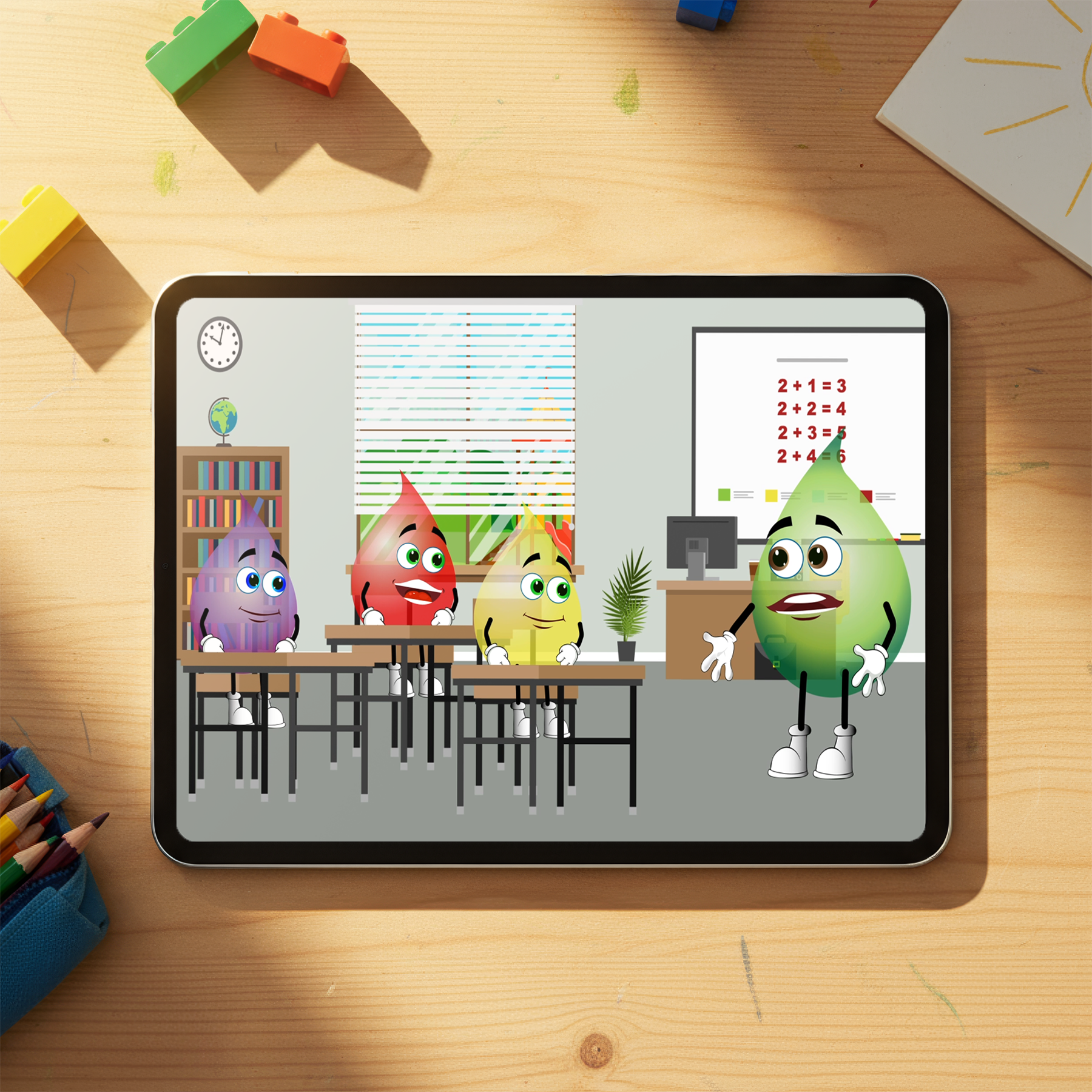 Educational Cartoon - Red Needs the Toilet