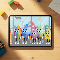 Educational Cartoon - Yellow Goes on Holiday