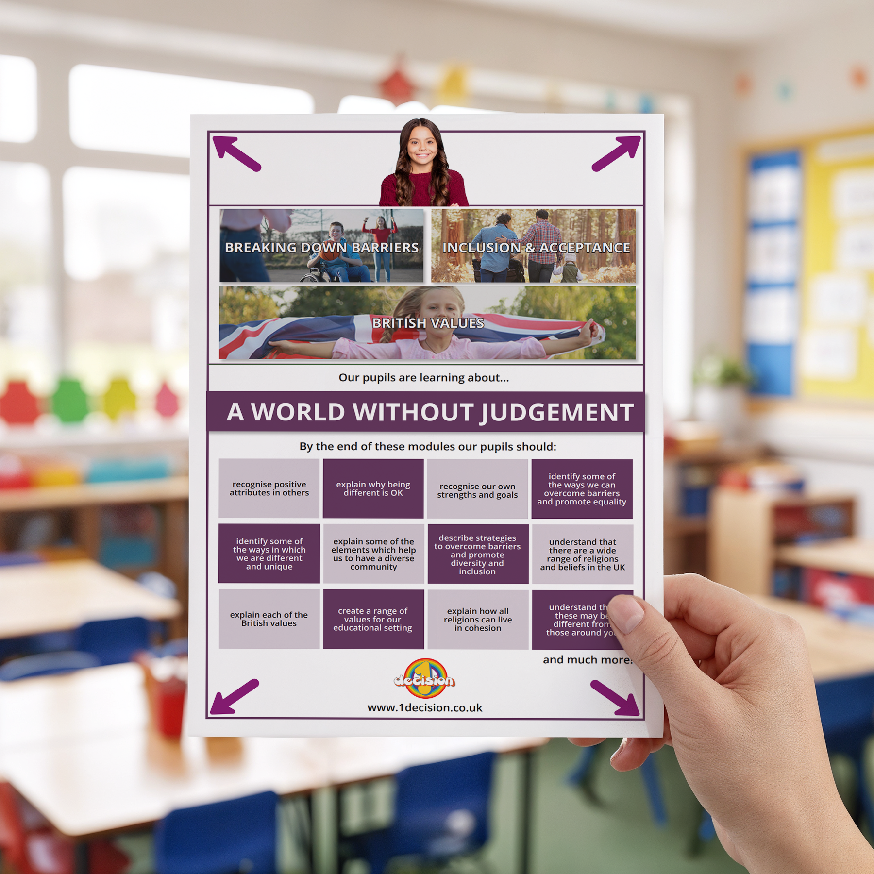 A World Without Judgement - Wall Display Poster