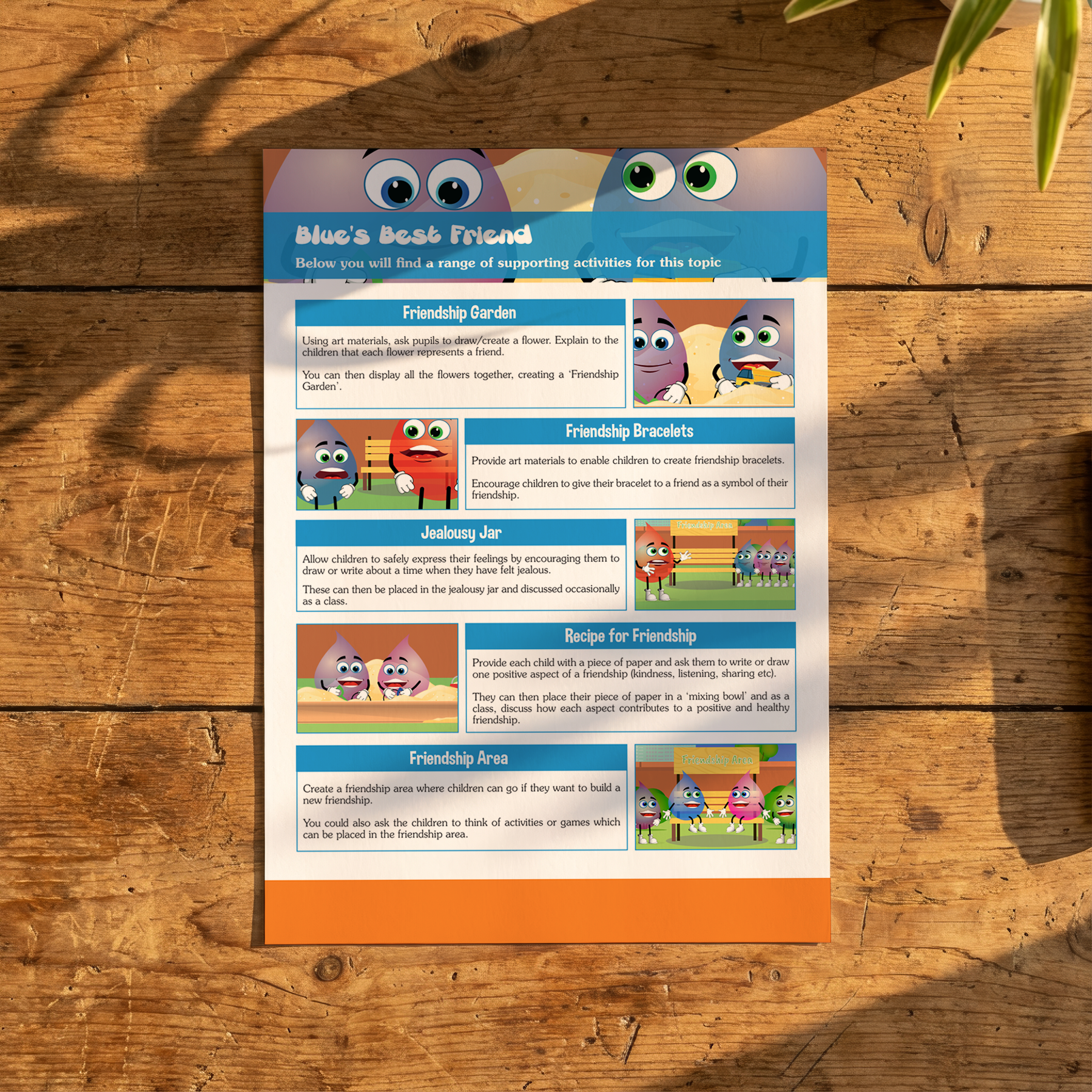 Activity Card - Blue’s Best Friend - EYFS Friendship & Feelings