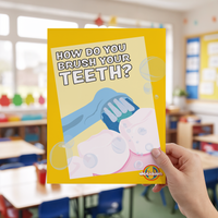 How Do You Brush Your Teeth? Poster | Oral Health & Self-Care Display