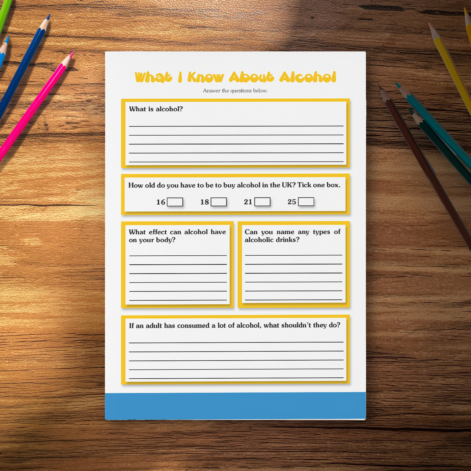 What I Know About Alcohol