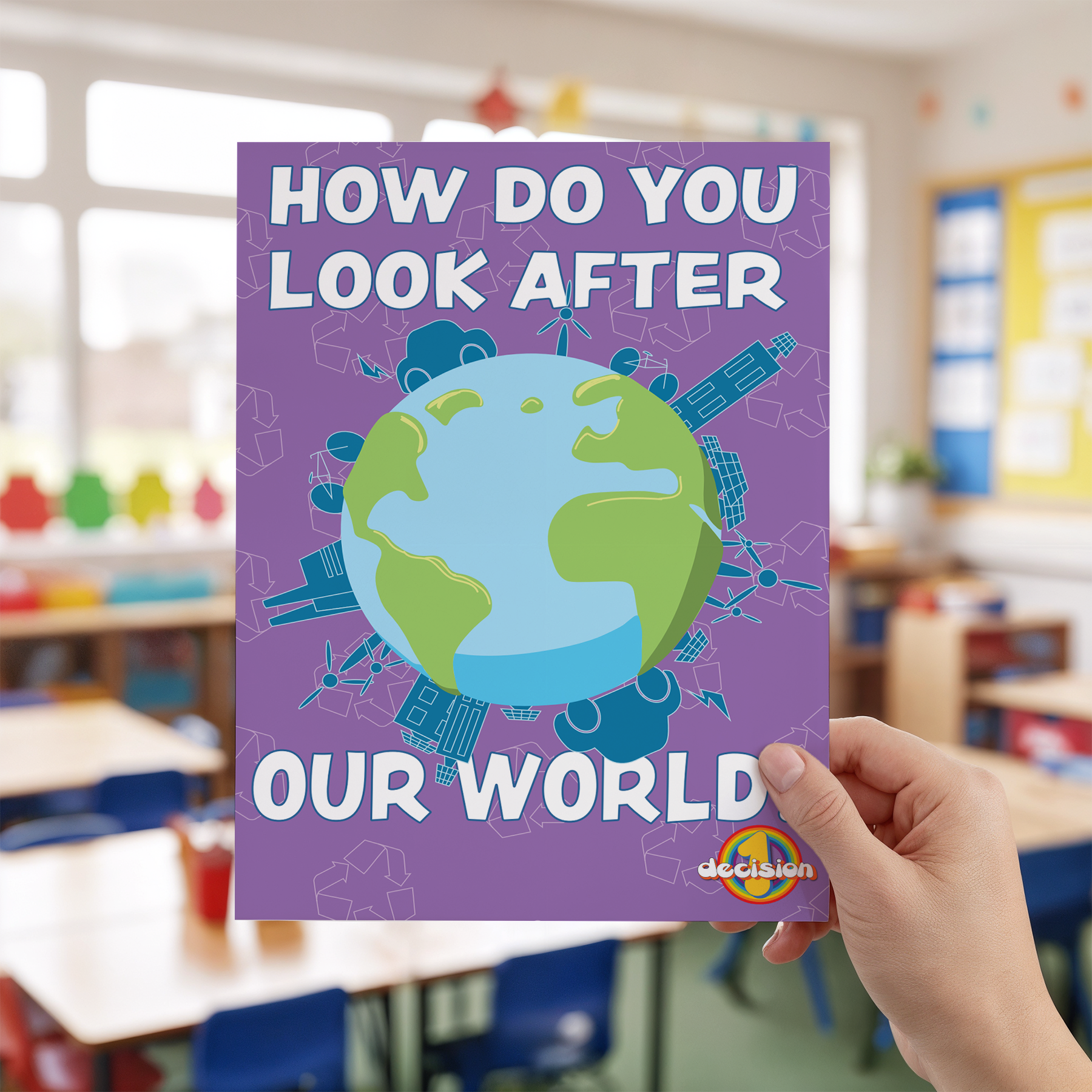 How Do You Look After Our World? Poster | Environmental Awareness & Responsibility Display