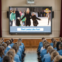 Winter safety assembly PowerPoint showing ice dangers frozen water risks and safe choices for KS1 KS2 primary schools.