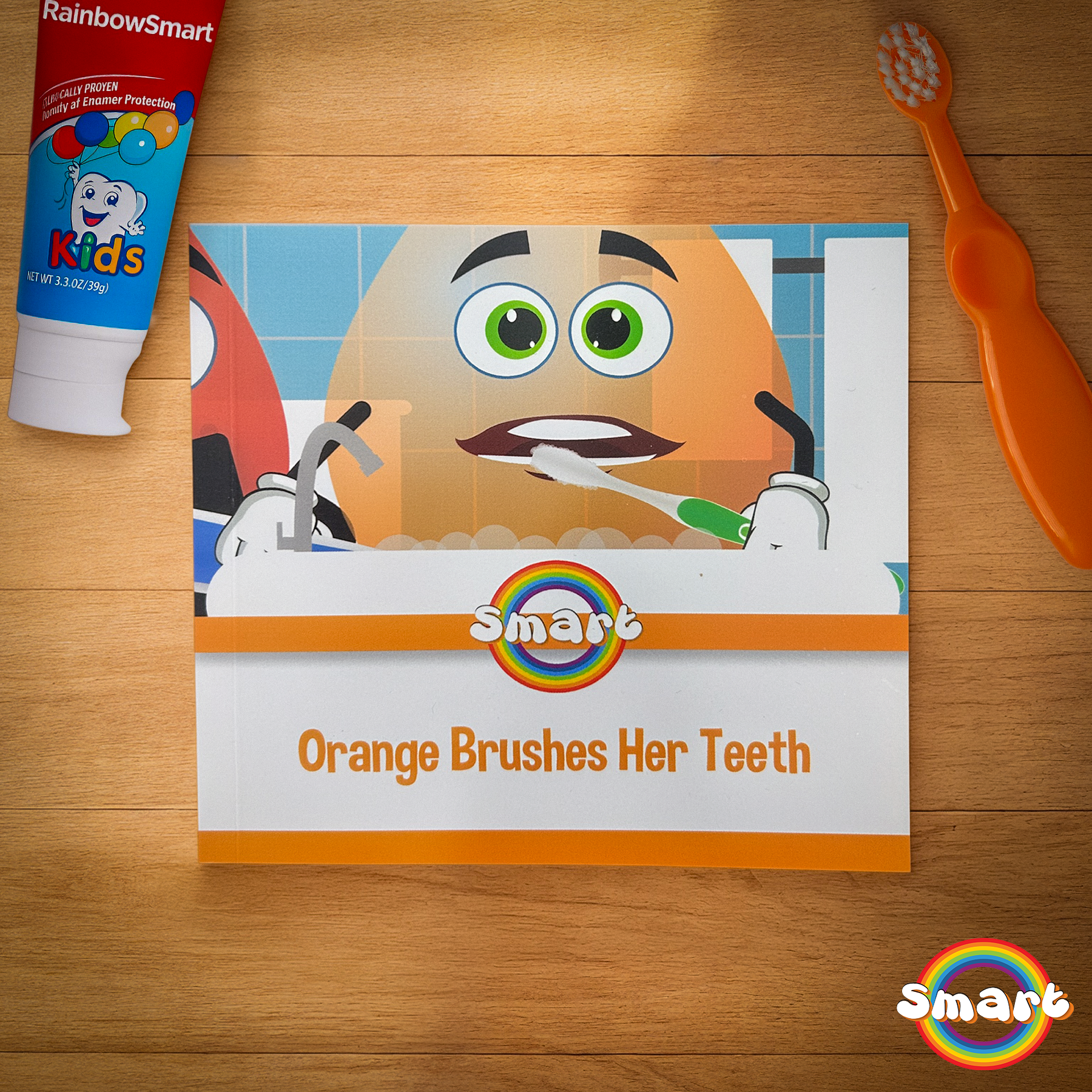 Storybook - Orange Brushes Her Teeth