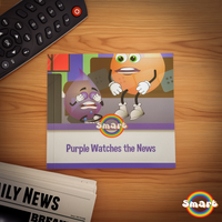 Storybook - Purple Watches the News