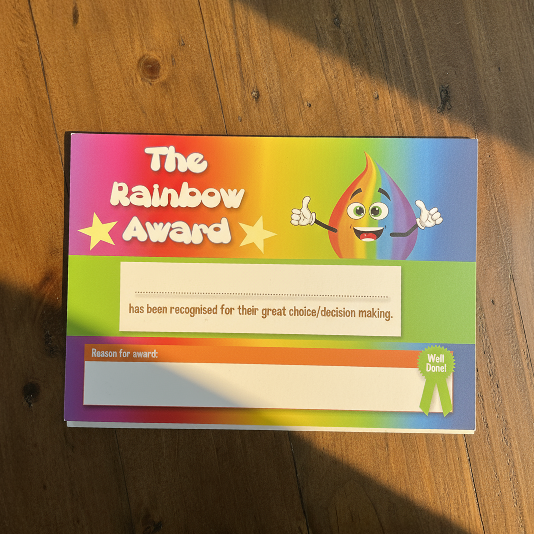 Early Years Award Pack