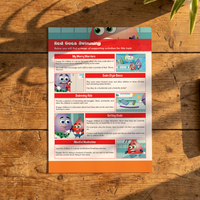 Activity Card - Red Goes Swimming - EYFS Water Confidence, Safety & Emotional Wellbeing