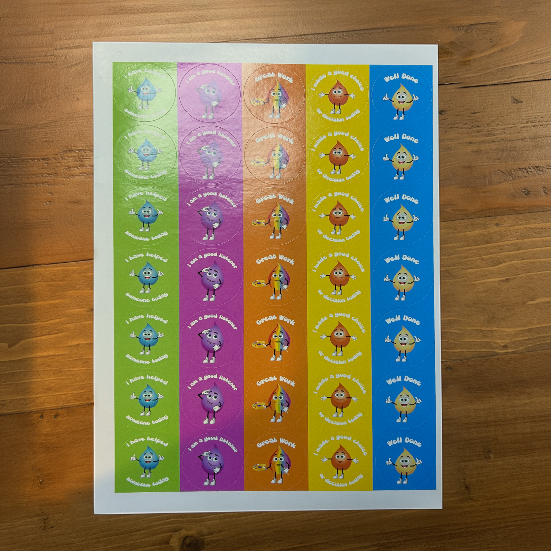 EYFS sticker sheet pack