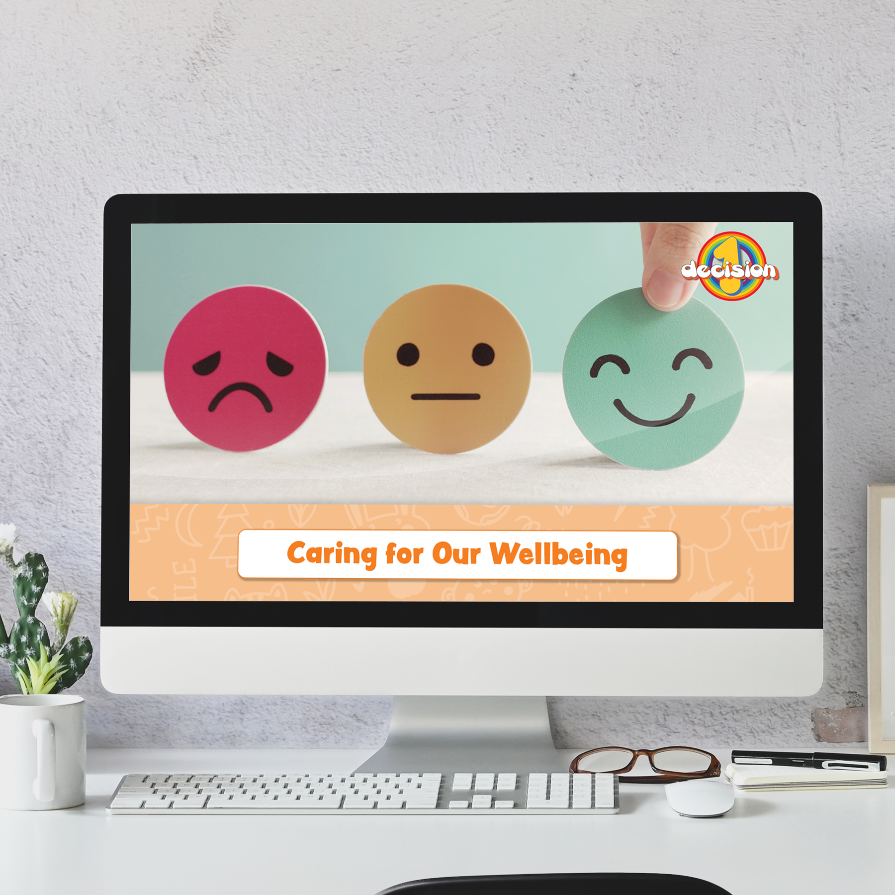 Year 3 RSHE general wellbeing lesson cover showing mental and emotional health education for primary school KS2