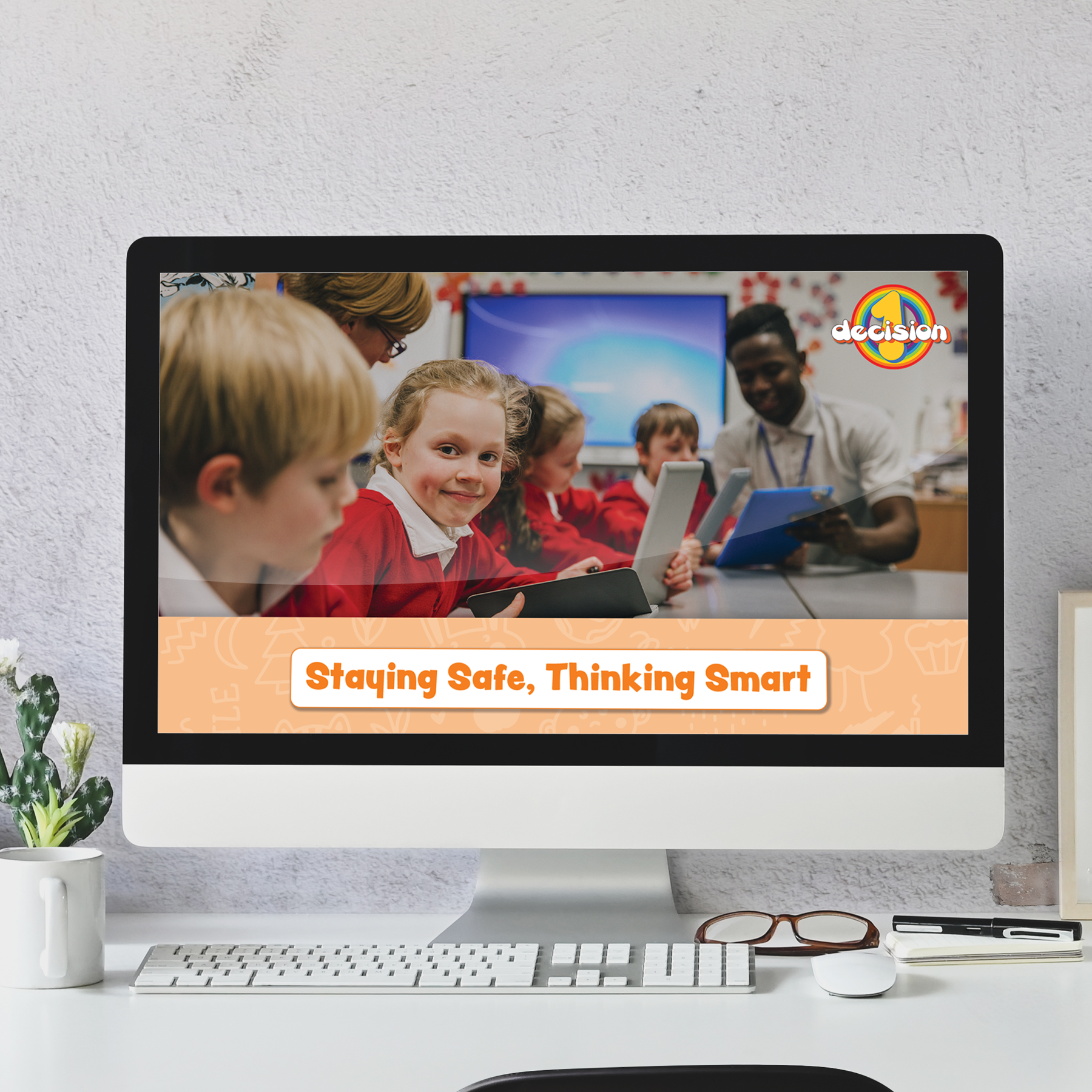 Year 6 RSHE online safety and awareness lesson cover showing digital safety education for primary school KS2