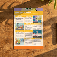 Activity Card - Yellow Goes on Holiday - EYFS Travel, Change & Emotional Reassurance (PDF)